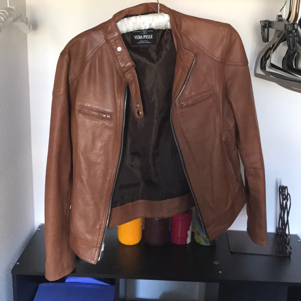 Genuine leather jacket from Florence, Italy